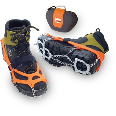 Veriga Shoe Chains 'Mount Track' A solid solution for even foul weather conditions. Whether hiking on icy ways, uneven grounds or mountain ...